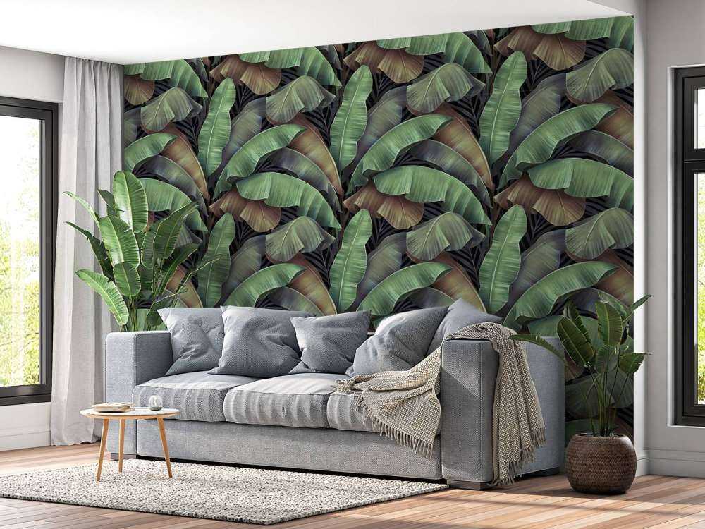 Luxury banana leaves