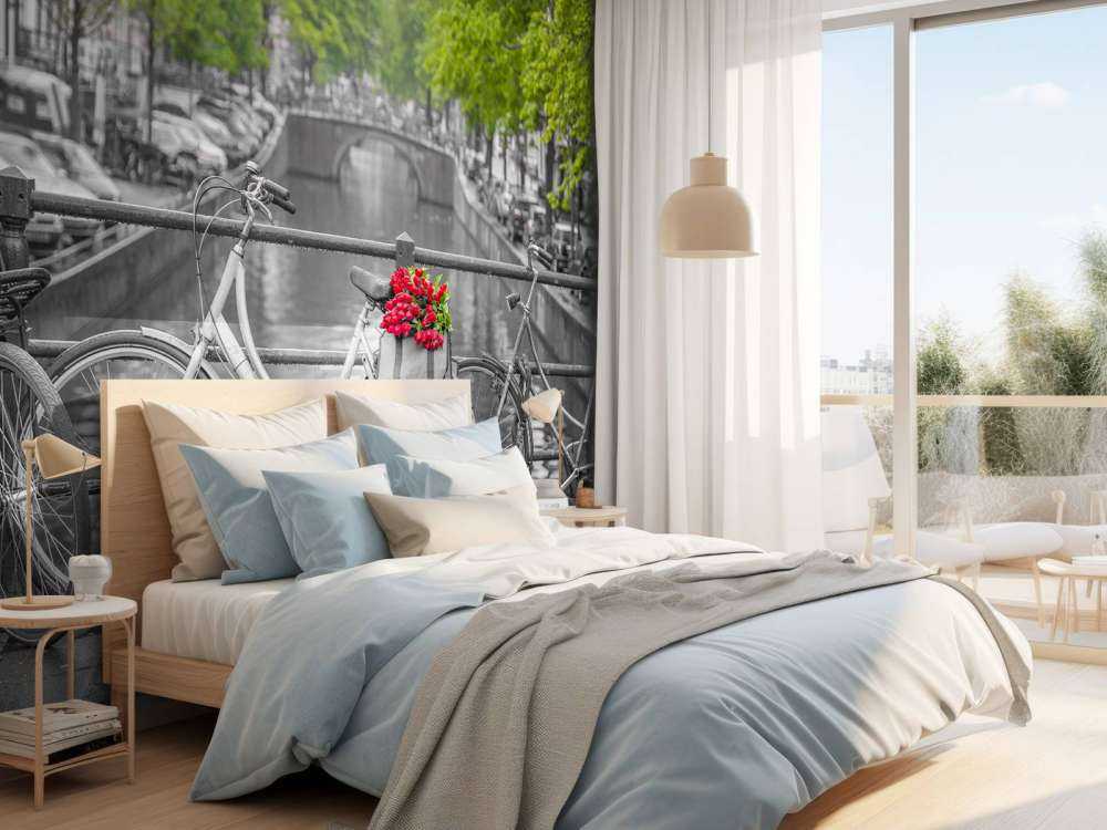 Bicycle with flowers