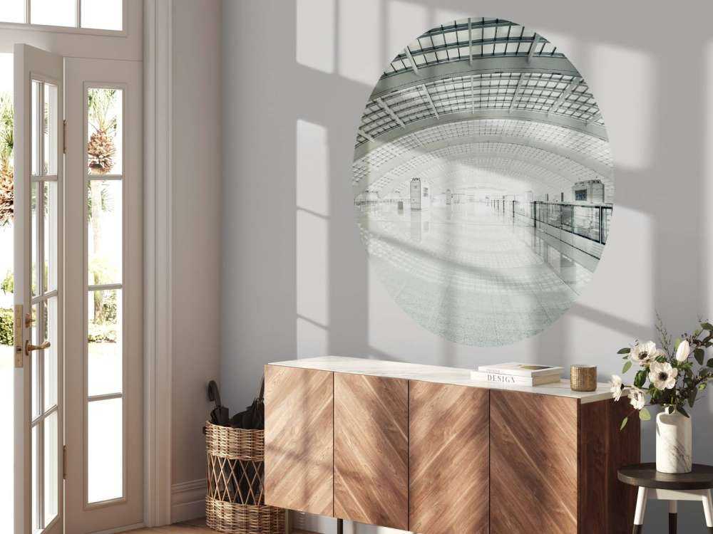 Modern hall with rounding