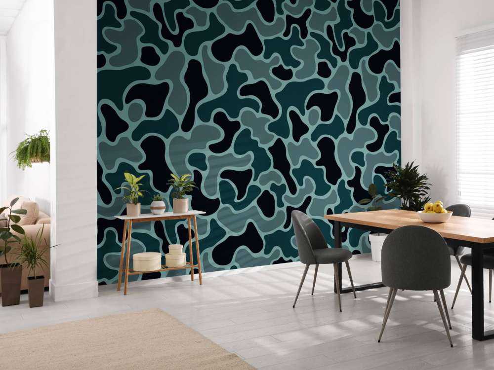 Green grey camouflage 