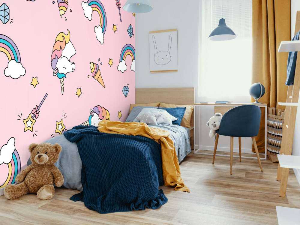 Colourful unicorn pattern