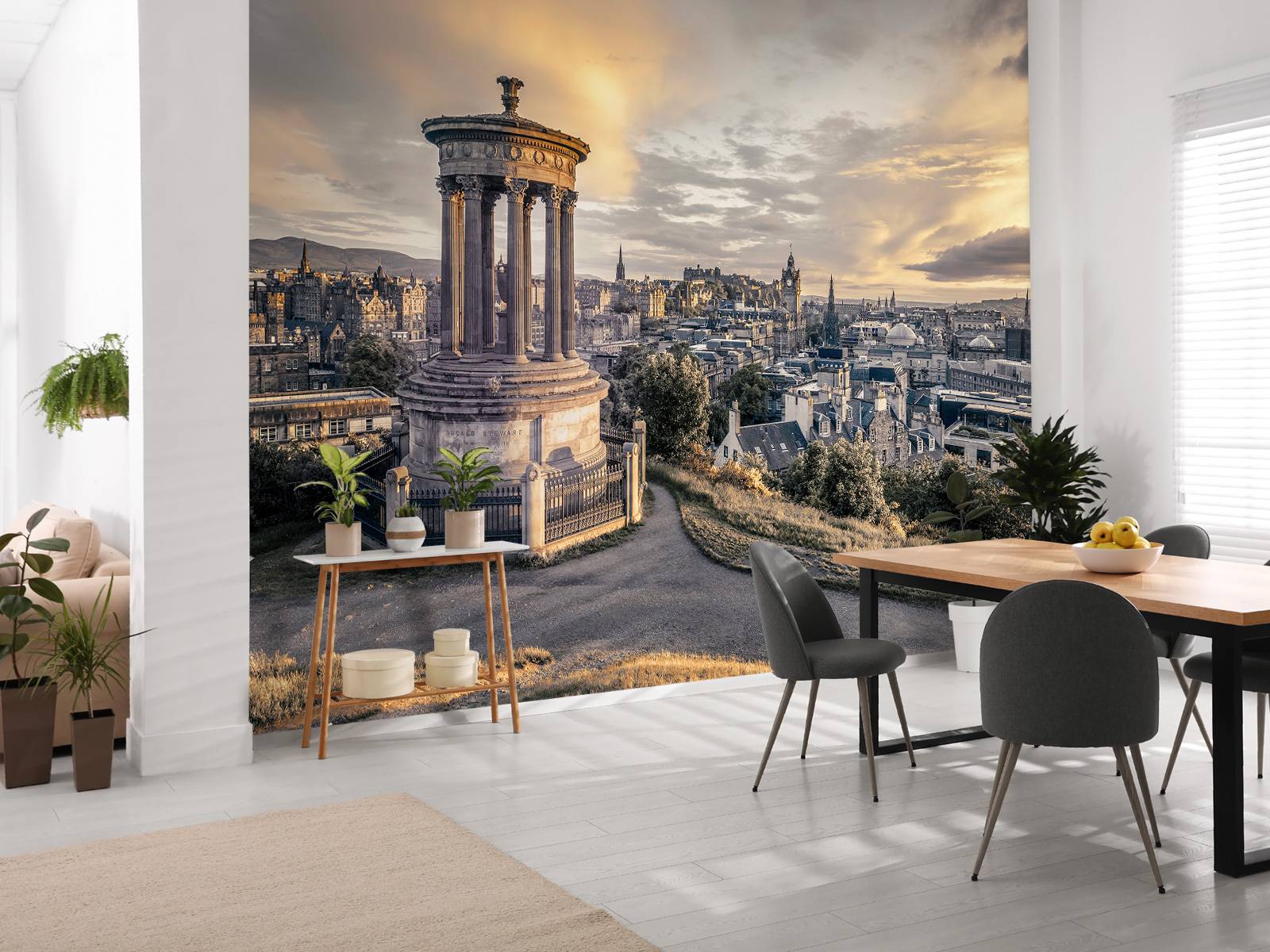View over Edinburgh