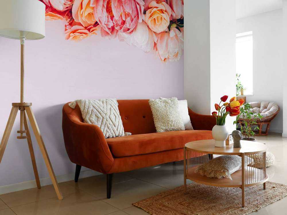 Roses in different shades of pink