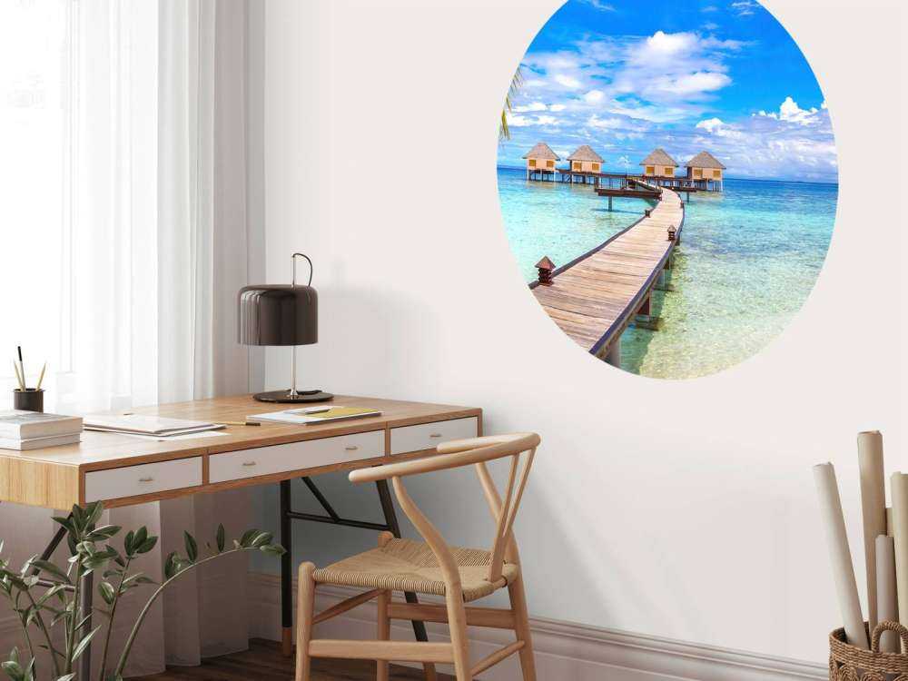 Water villas in the Maldives