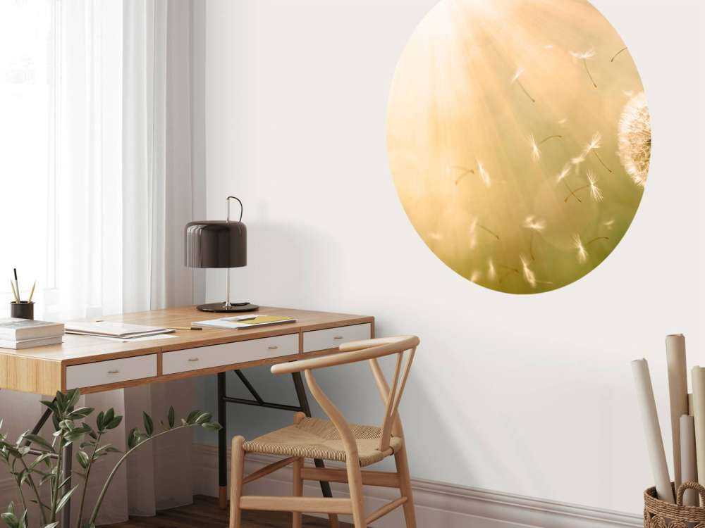 Dandelion in the wind