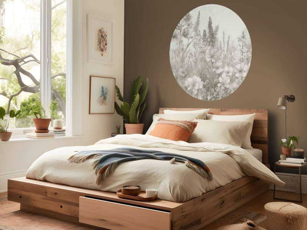 Tender English garden - taupe