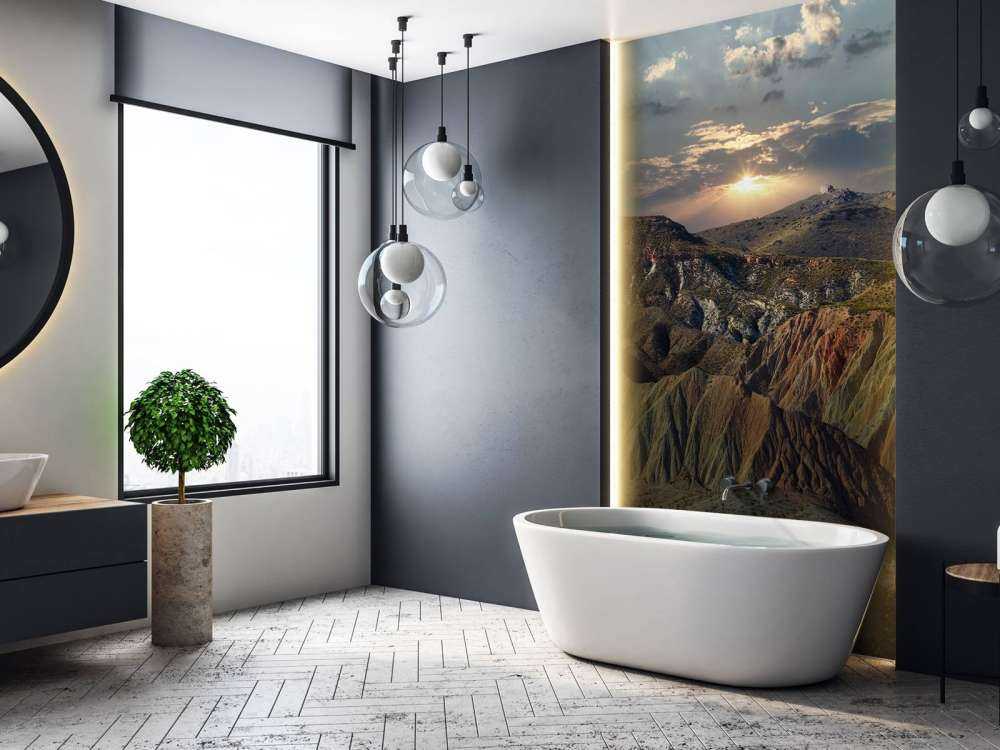 Sunset in the mountains