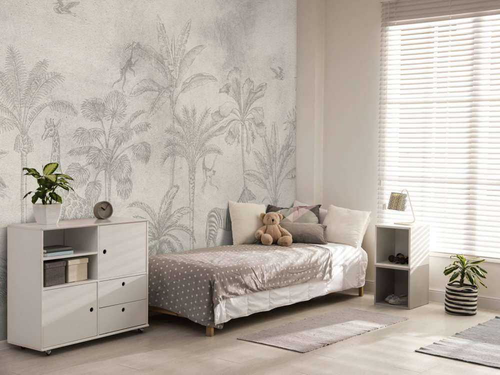 Tropical animal jungle green