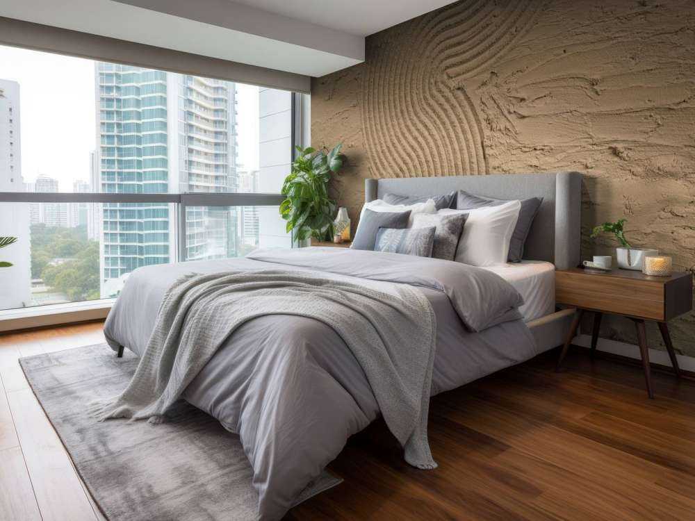 Organic lines and structures hem in gold brown