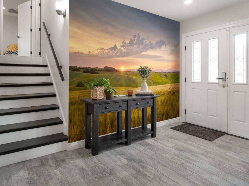 Sunset in Italian Landscape