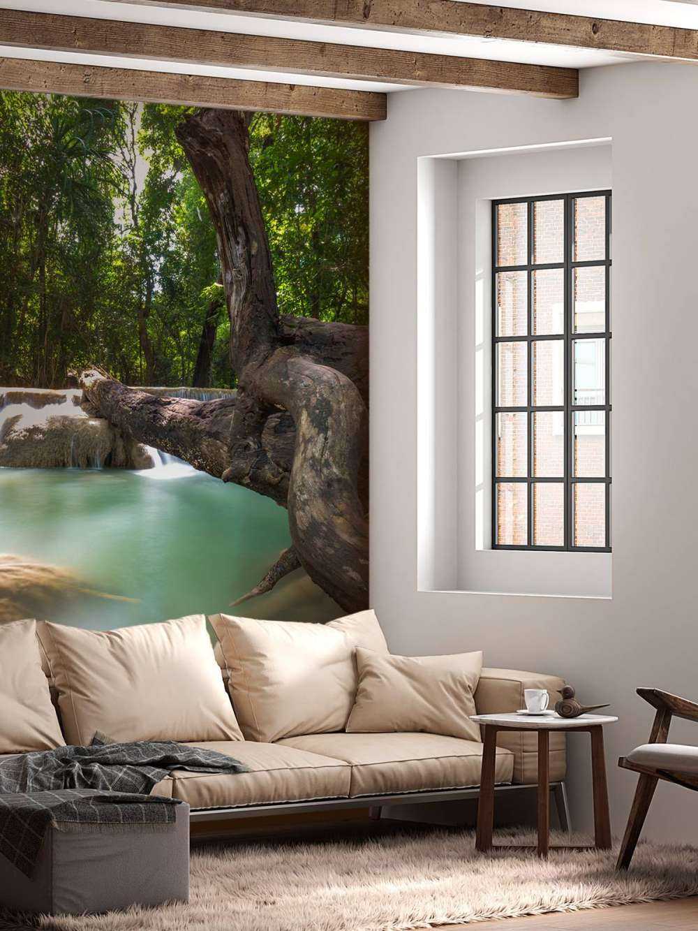 Waterfall in jungle