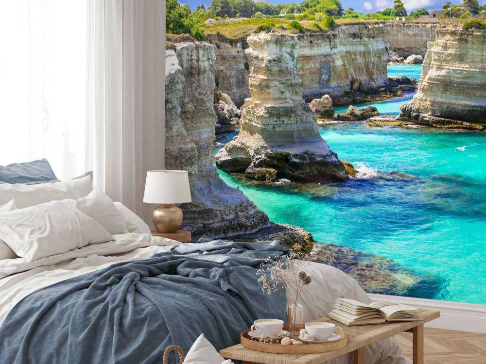 Rock formation on the coast