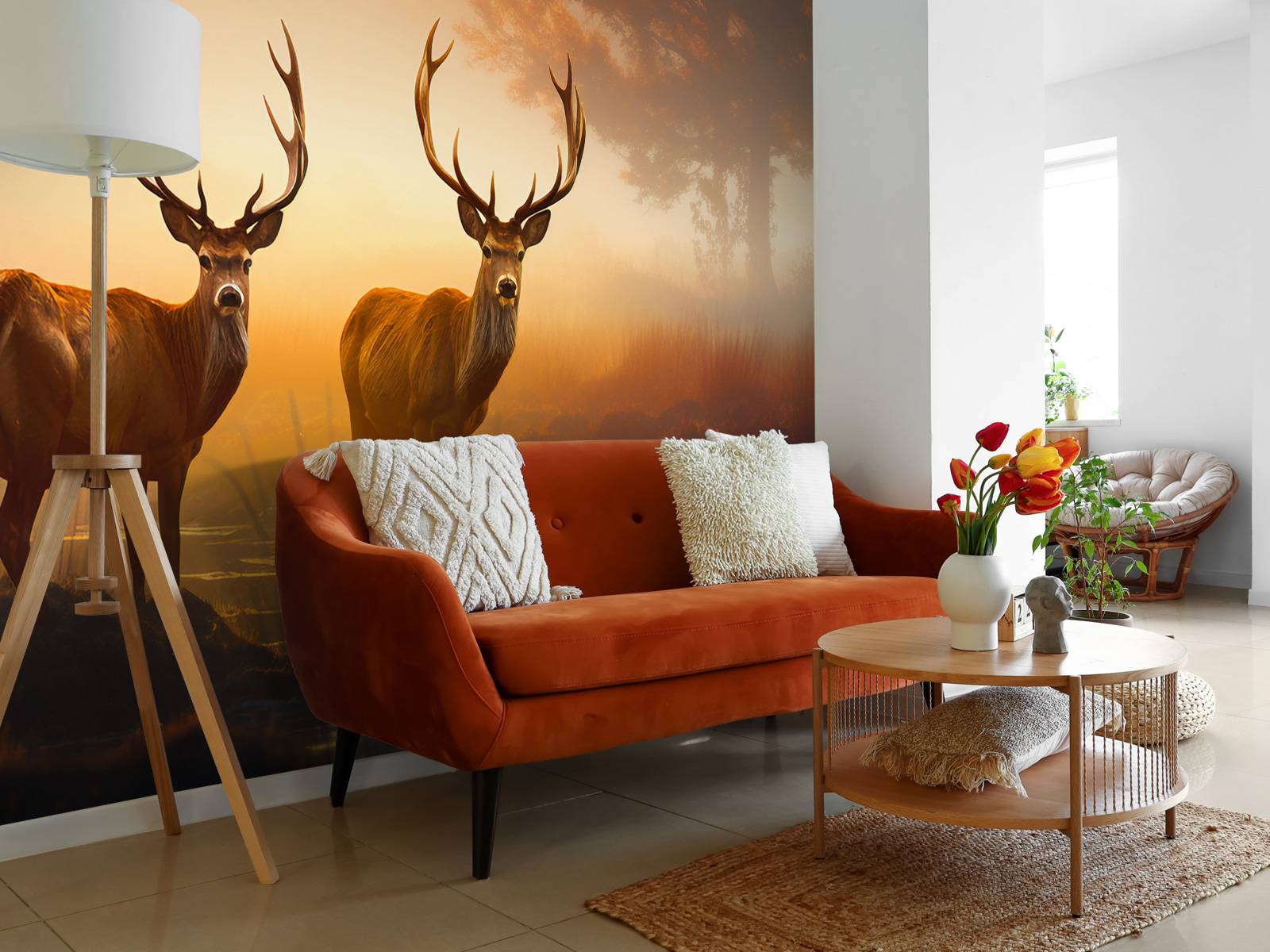 Morning Glory Deer Splendor