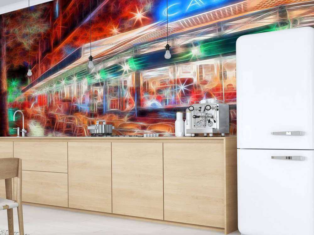 Sidewalk cafe in Paris, France