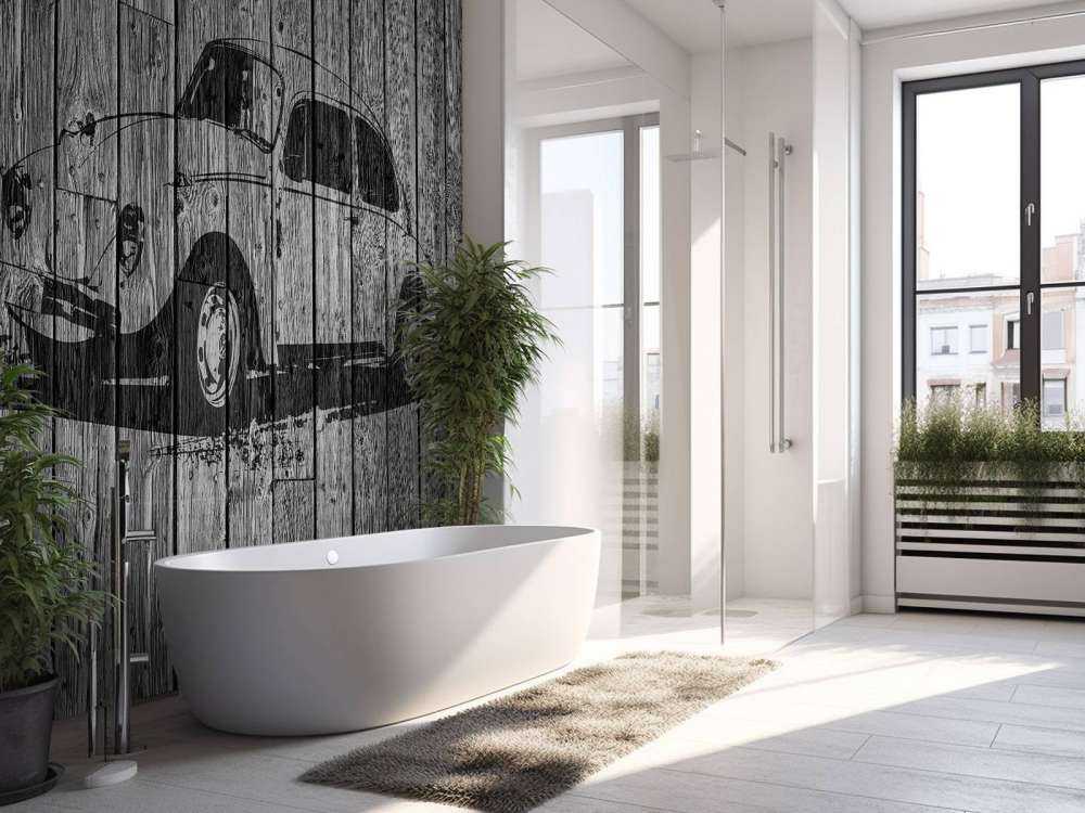 Graffiti Beetle on wood