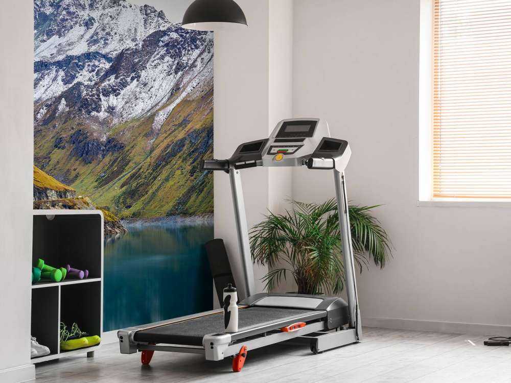 Mountain peaks with snow near mountain lake