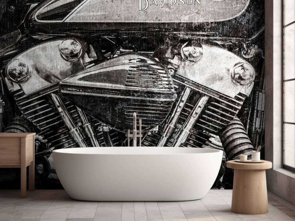 Harley davidson close-up