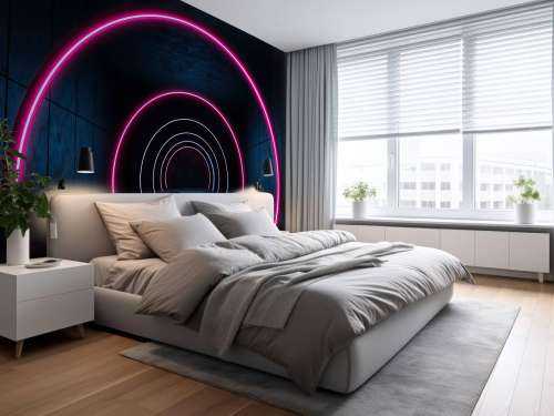 Modern futuristic hallway