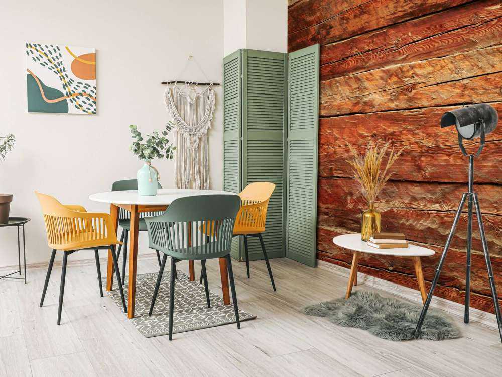 Wood with rough structure