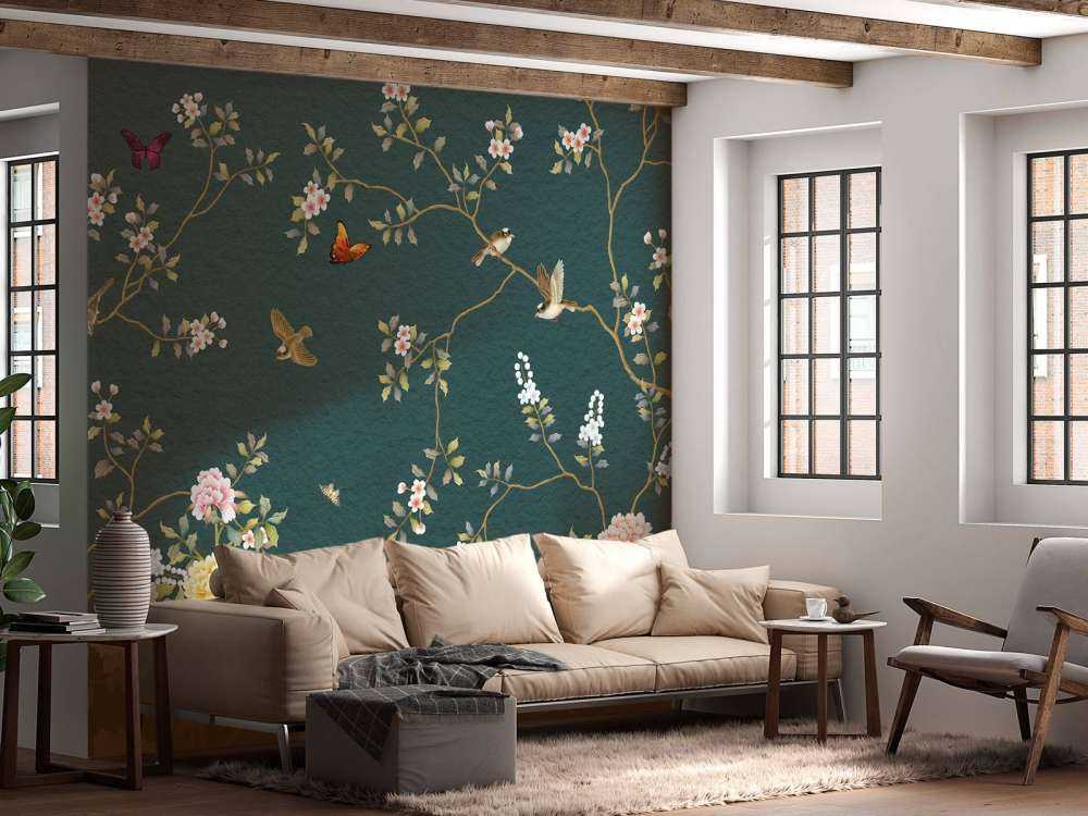 Large and small flowers