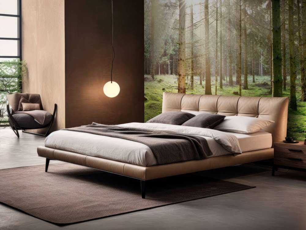 Coniferous forest with moss