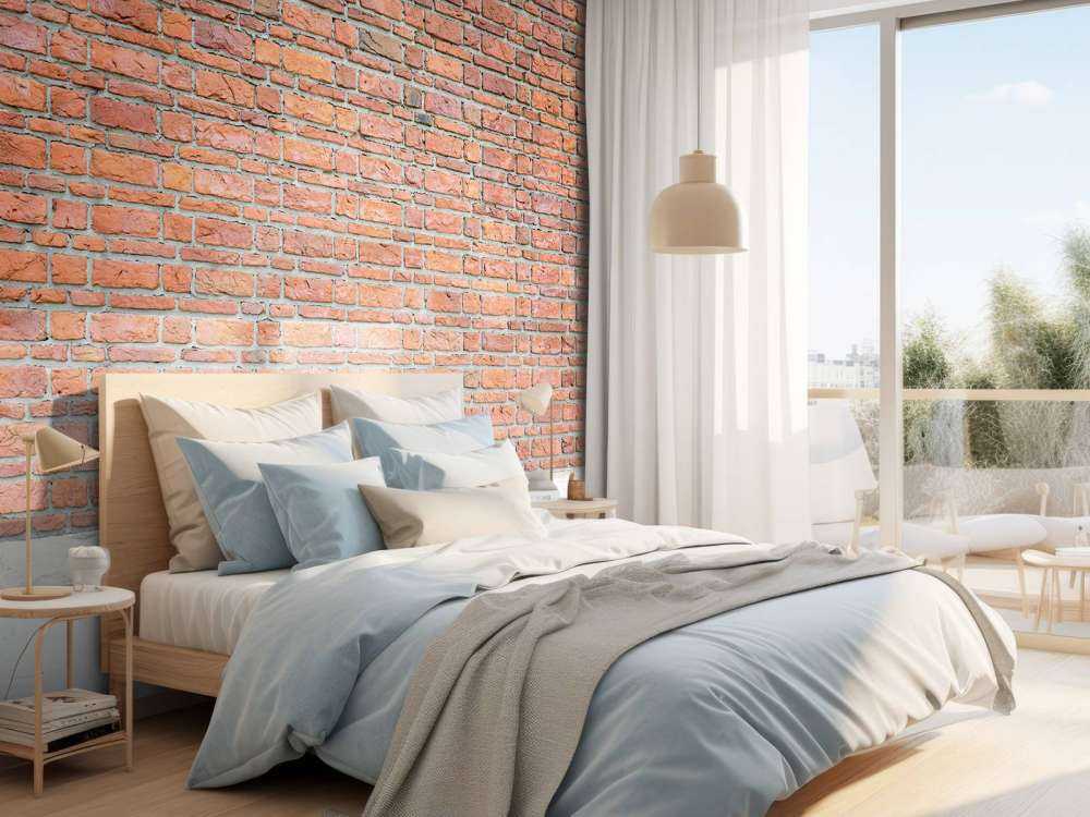 Bricks with old concrete