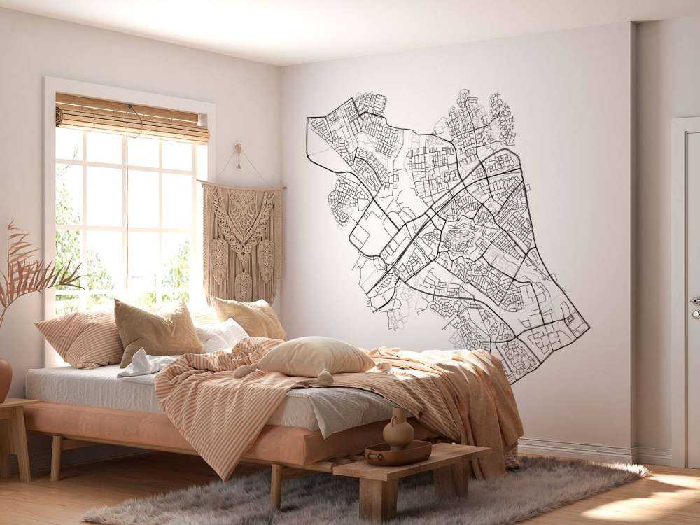 Map of Zwolle, white