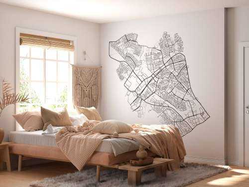 Map of Zwolle, white
