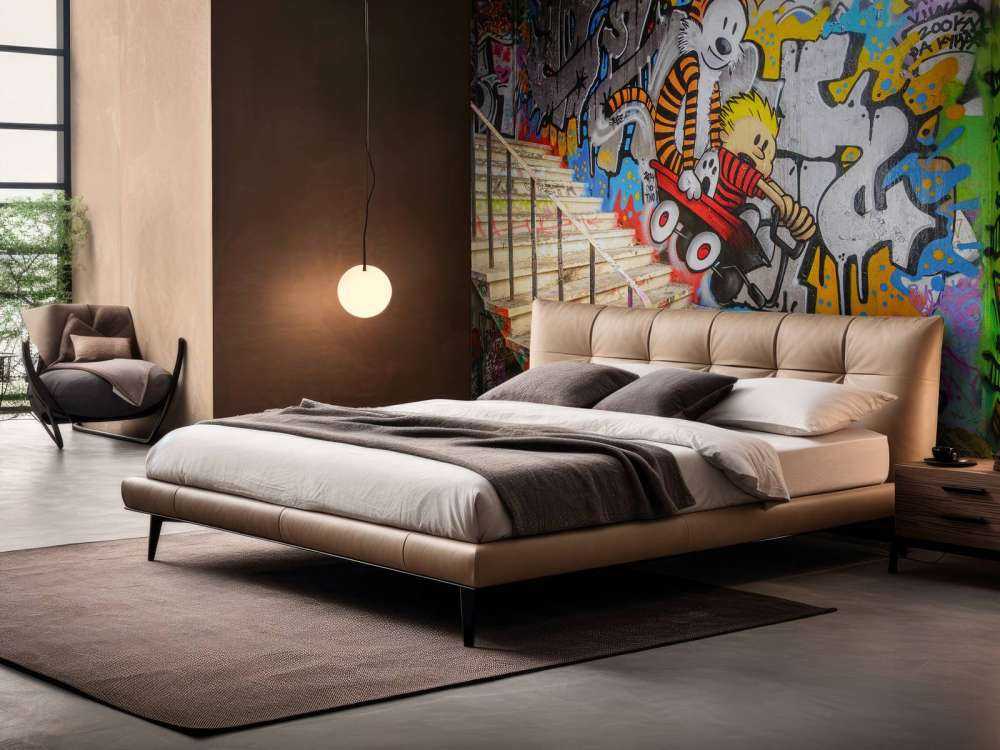 Graffiti with stairs