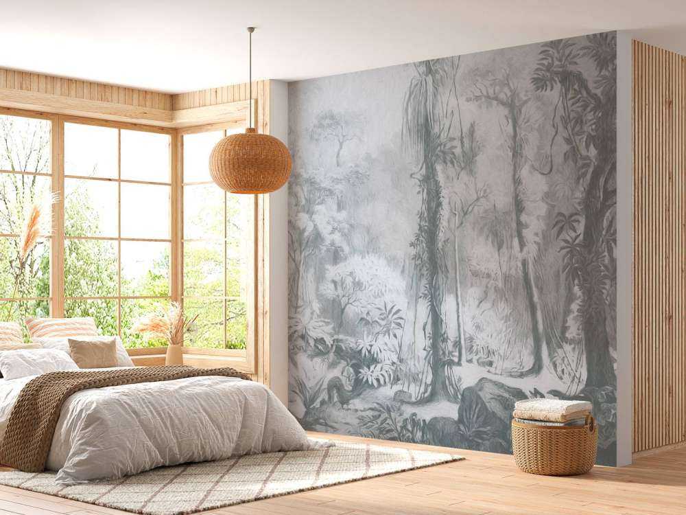 Tropical forest - blue