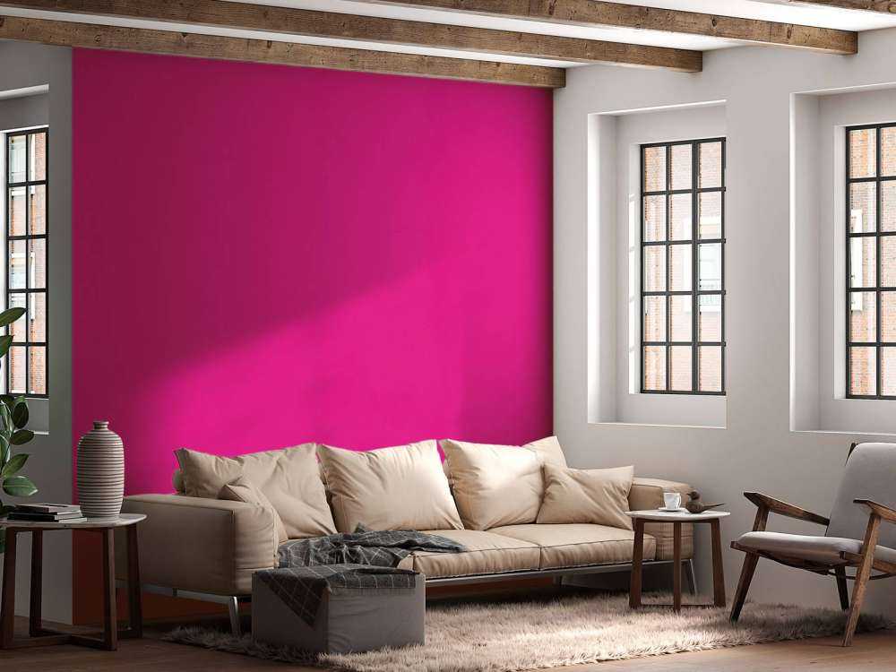 Neon pink concrete