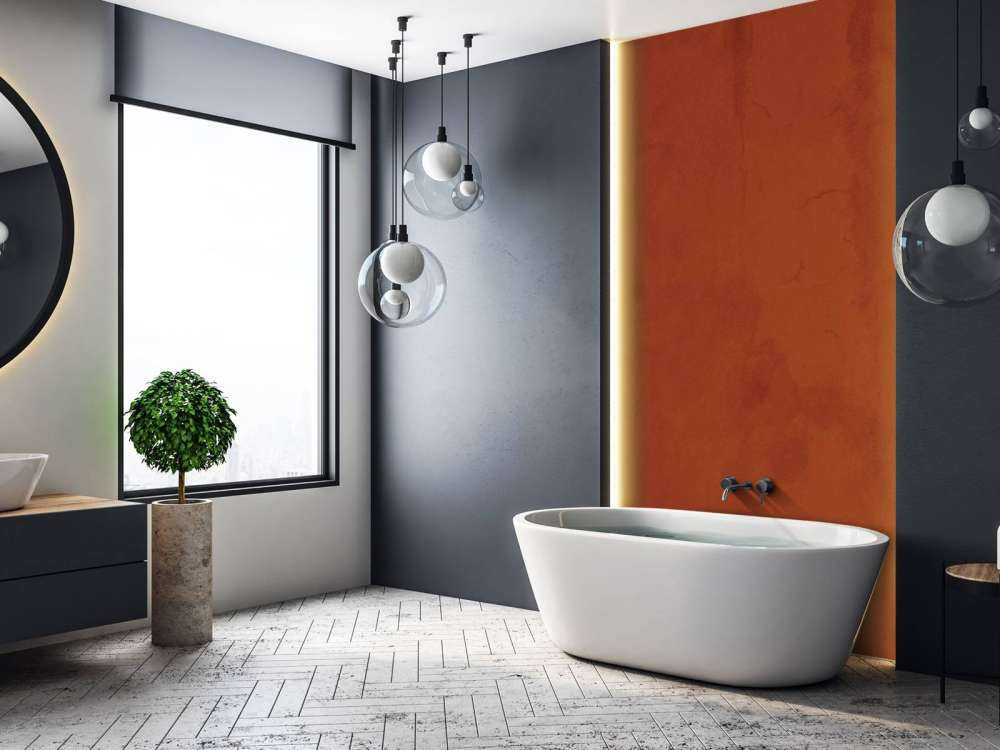 Liver red concrete
