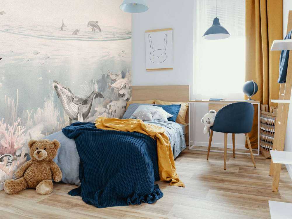 Ocean Landscape with Animals