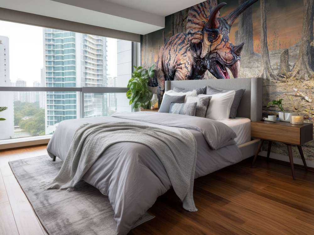 Torosaurus in a deserted area