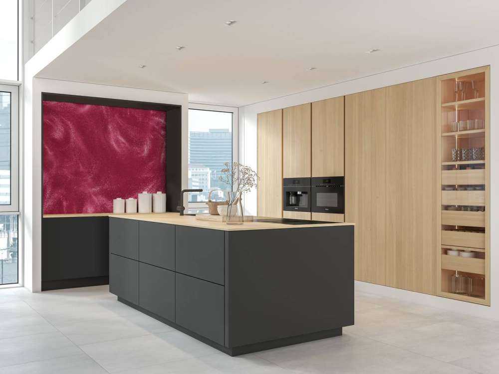 Pink glitter particles