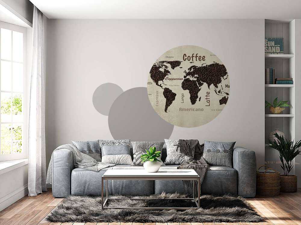 World map coffee