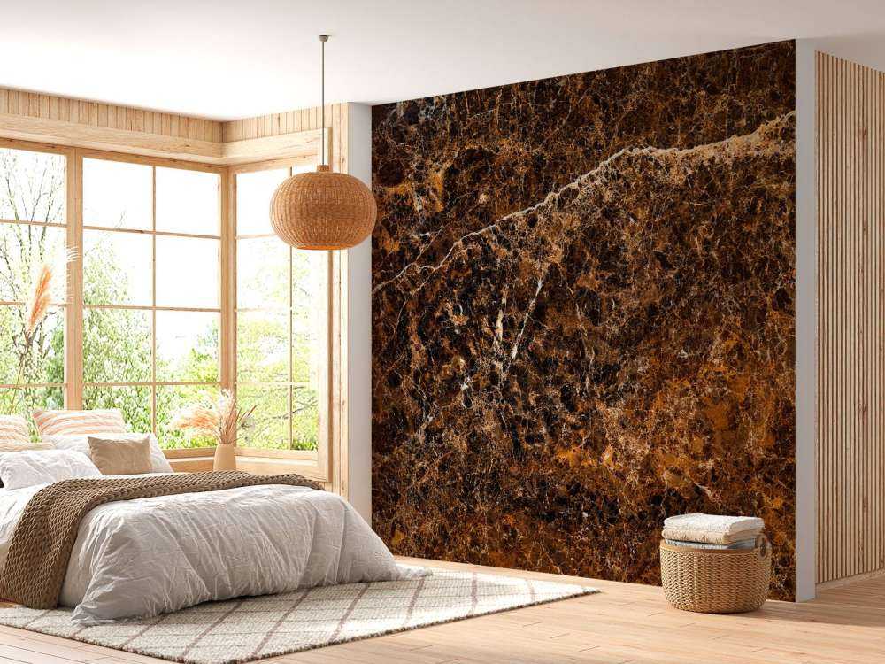 Copper-coloured marble