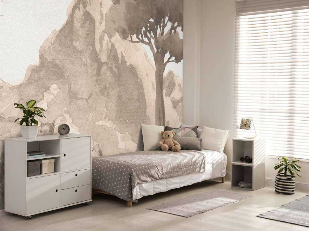 Mountain in watercolour