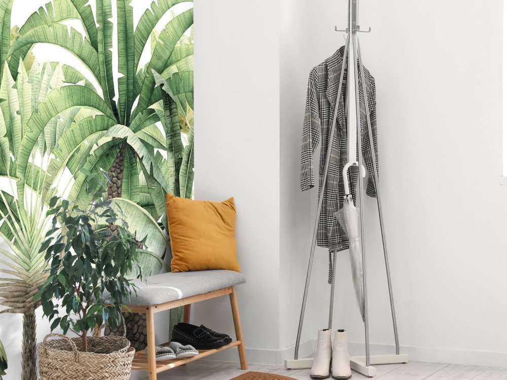 Painted palm trees