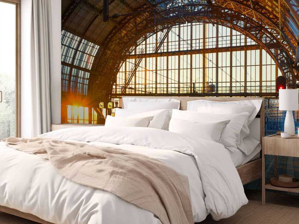 Sunrise at the station