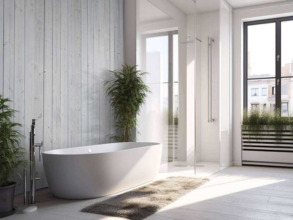 Whitewash wood vertical