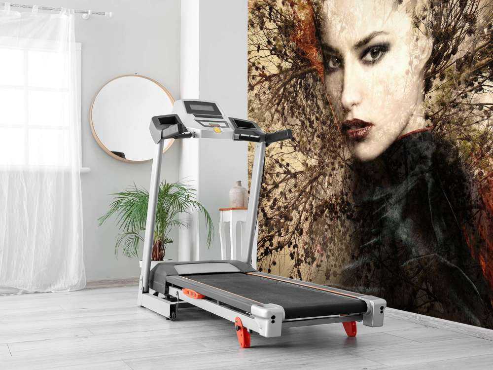 Woman and graceful branches