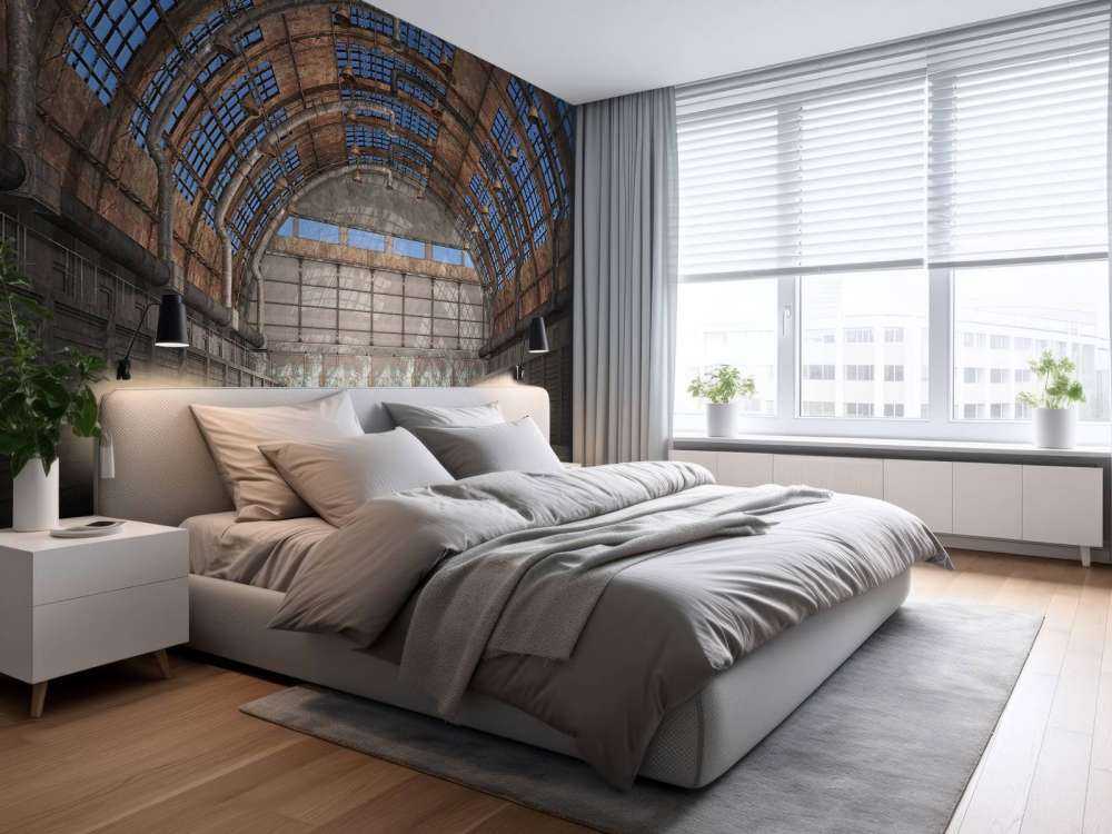 Vintage factory hall