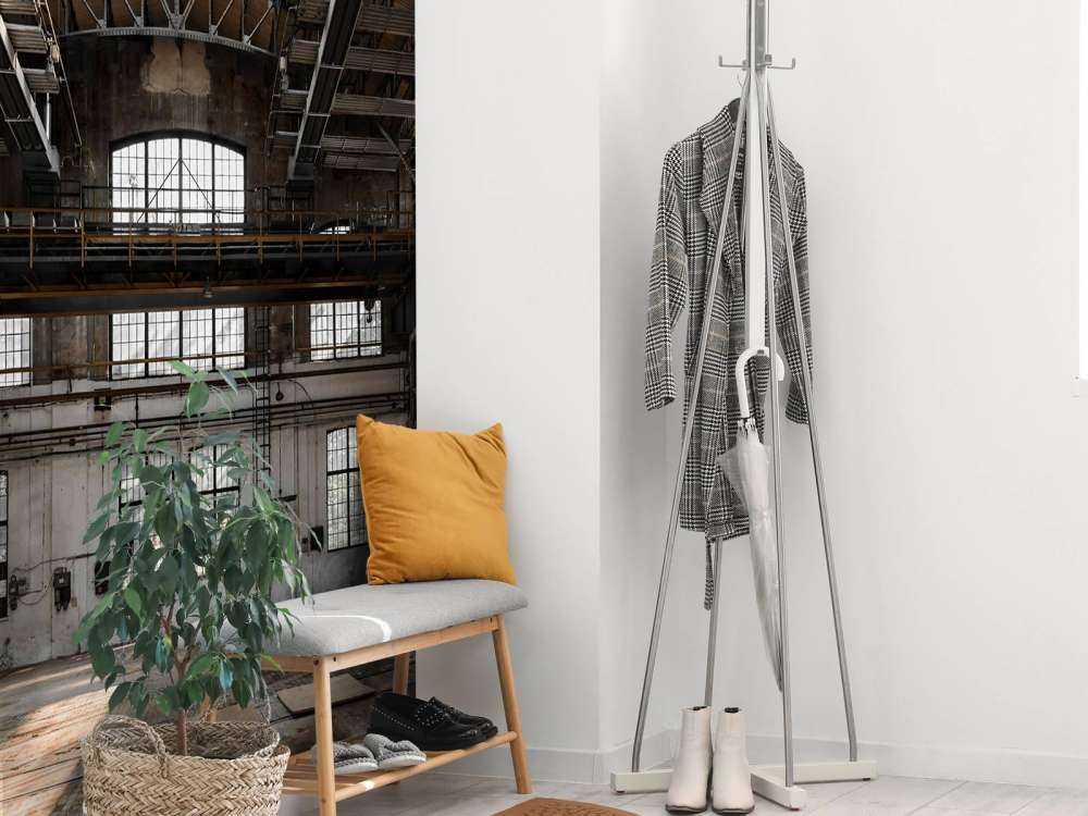 Abandoned industrial hall