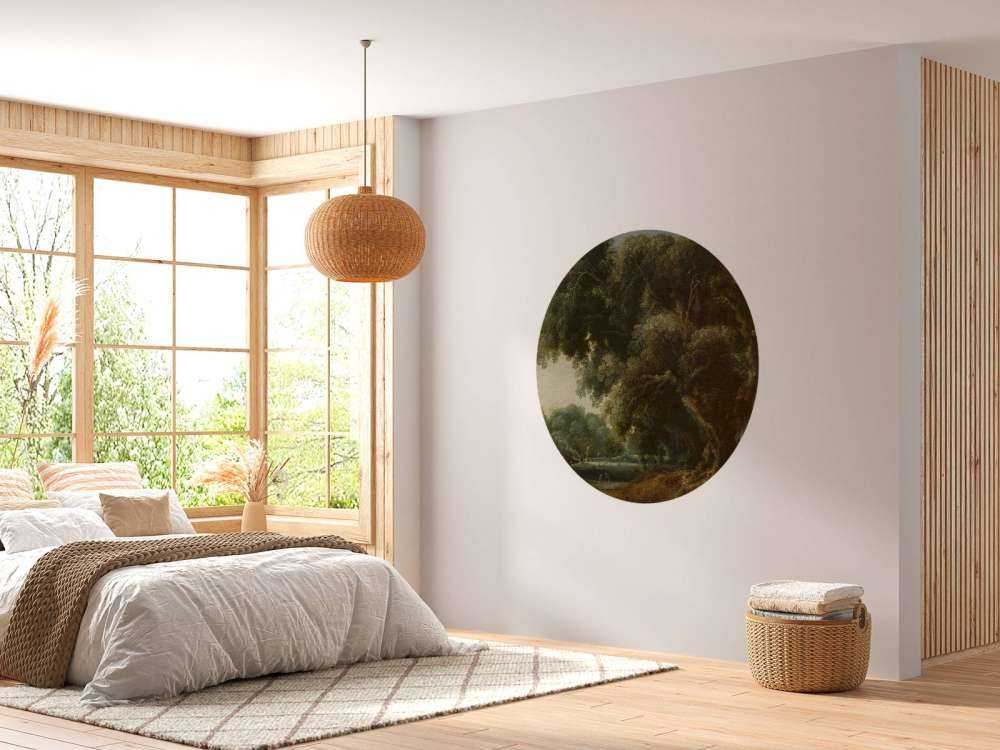 Imagined forest landscape