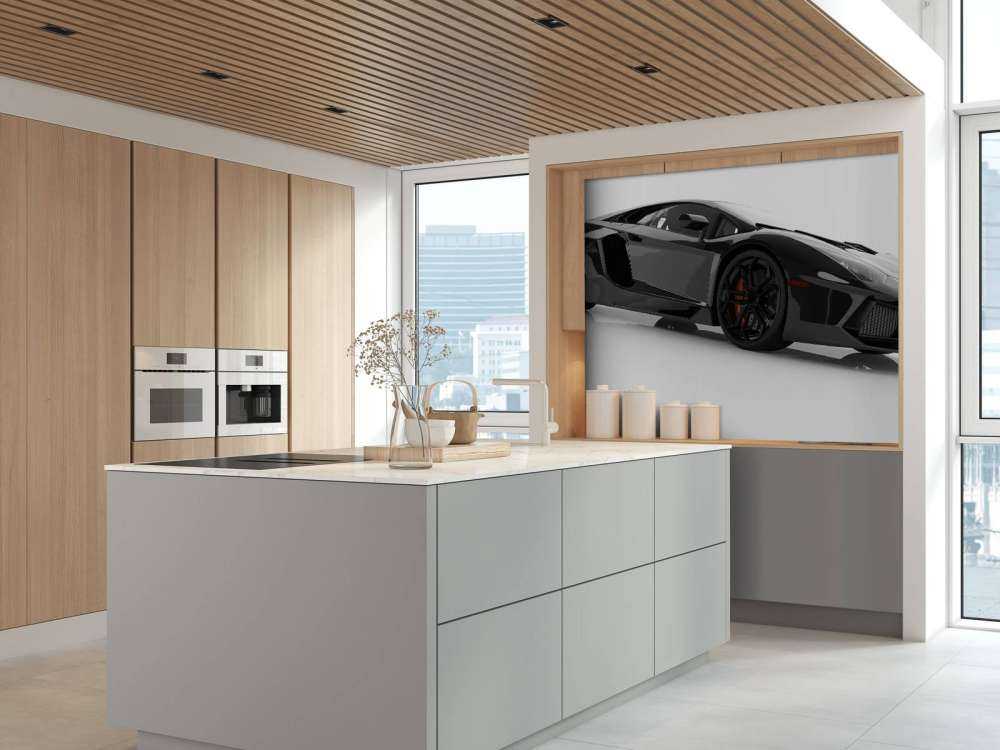 Black supercar