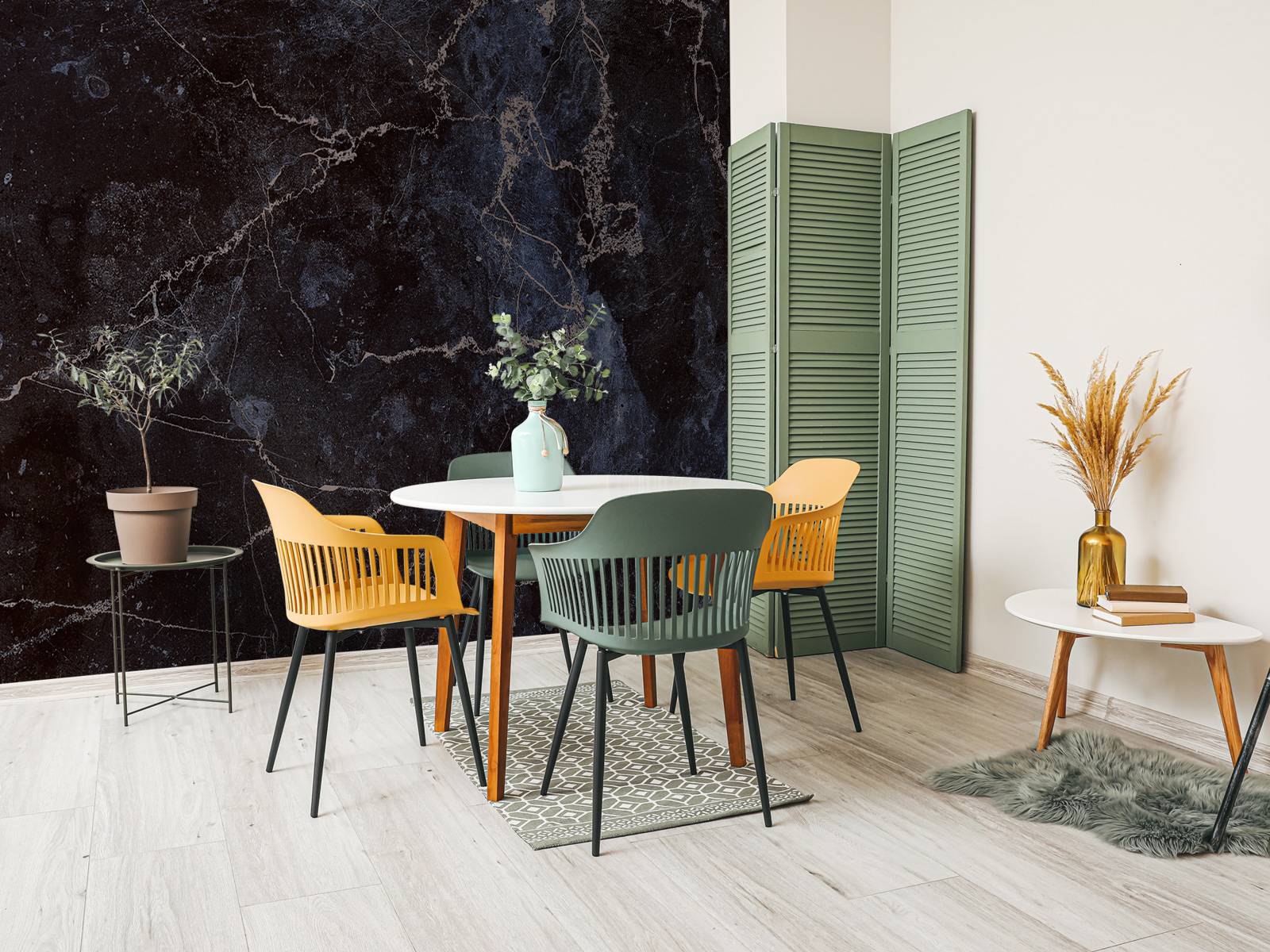 Dark marble