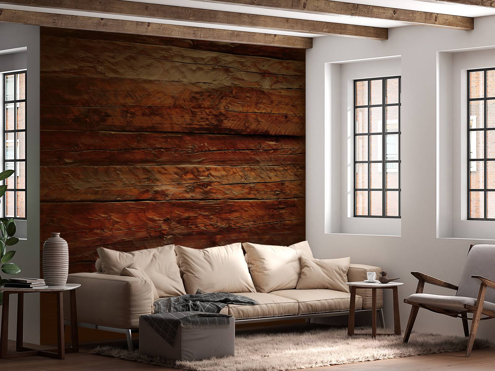 Wooden wall