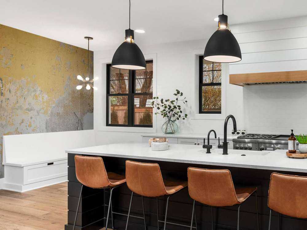 Yellow weathered wall