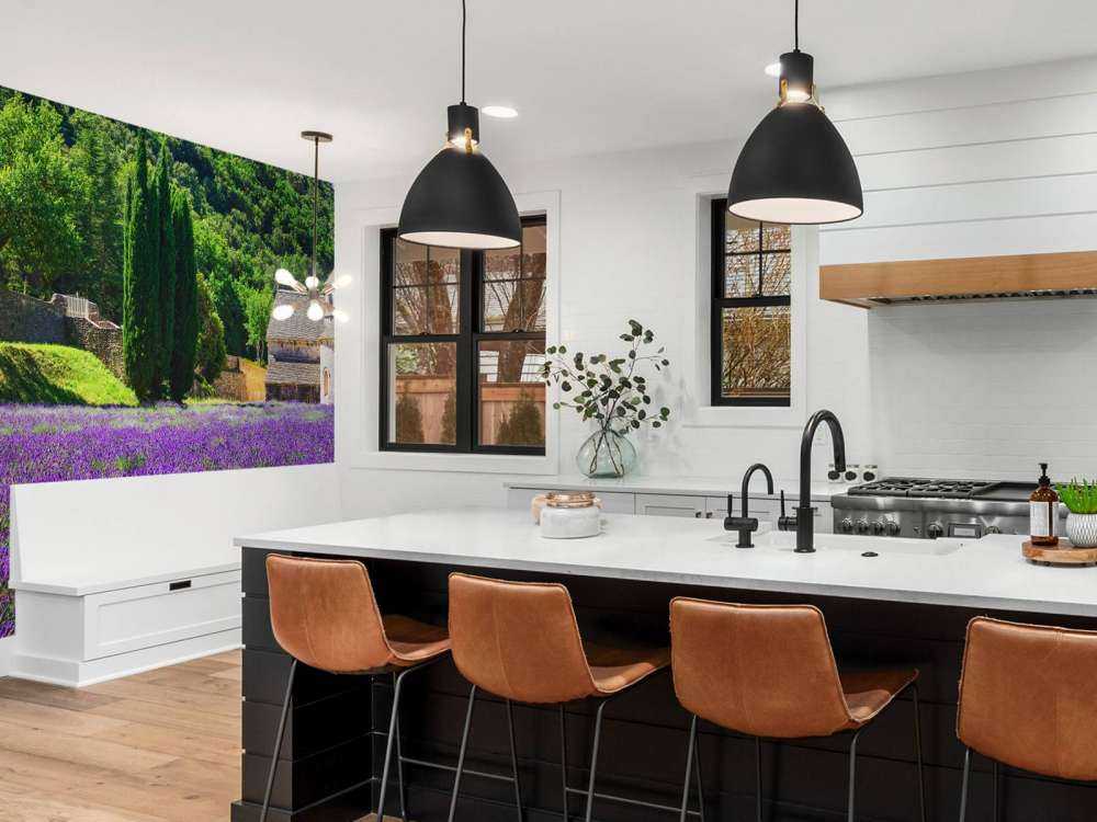 Fairy lavender field